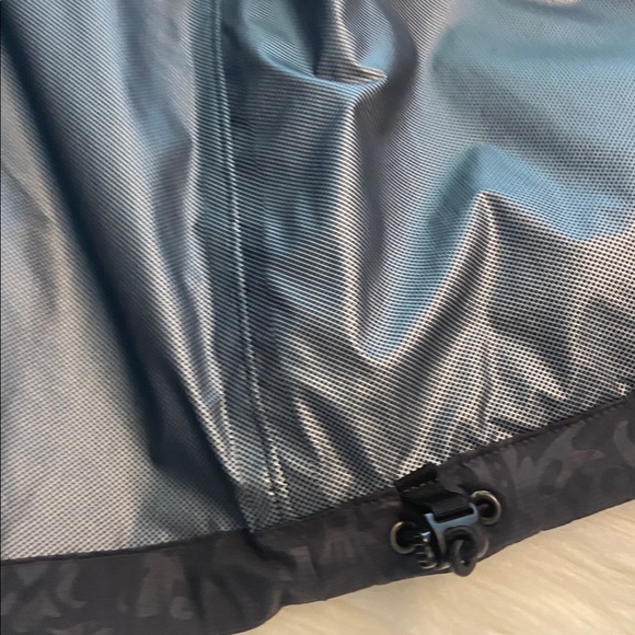 Athleta Black Patterned Jacket size L BNWOT length 30” pit to pit 42” zipper - Picture 9 of 16